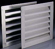 Image of 2 square gable vents.