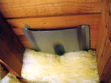 Image of a crappy insulation baffle.